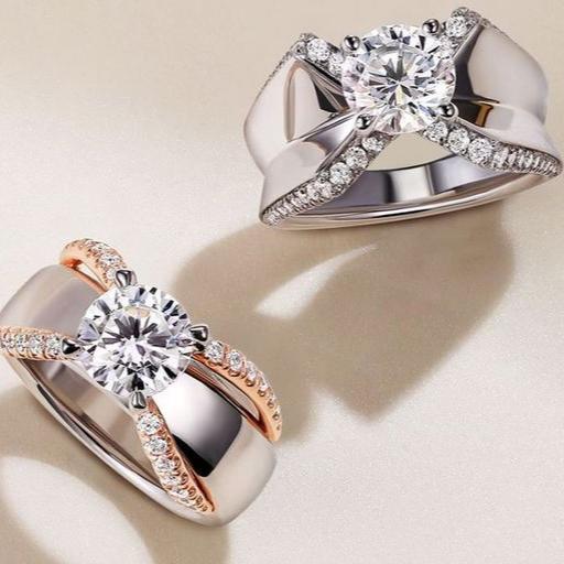 Vintage Zirconia Bow Ring-Maryam Jewelry