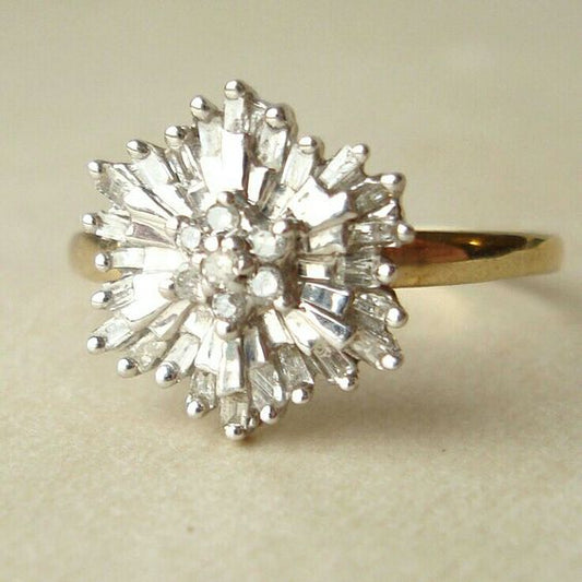 Vintage Starbust Ring-Maryam Jewelry