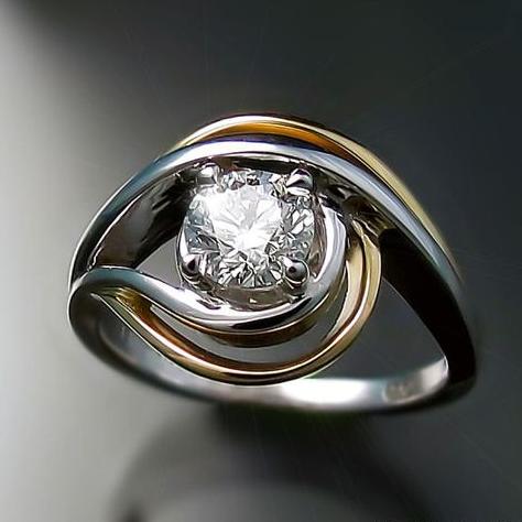 Vintage Zirconia Silver Eye Ring-Maryam Jewelry