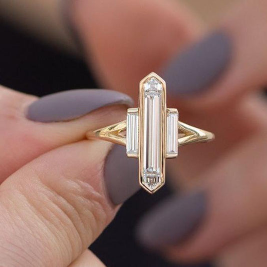 Vintage Crystal Fine Ring-Maryam Jewelry