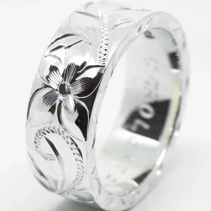 Vintage Silver Blossom Ring-Maryam Jewelry