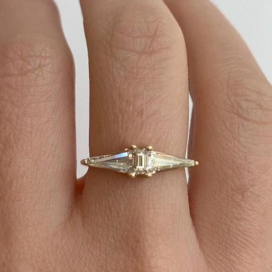 Vintage Zirconia Ring-Maryam Jewelry