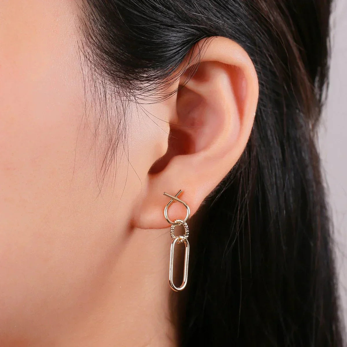 Mirella Chain Link Earrings-Maryam Jewelry