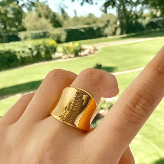 Vintage Golden Ring-Maryam Jewelry