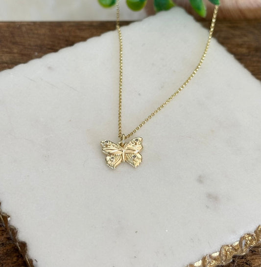 Farfalla Butterfly Necklace-Maryam Jewelry