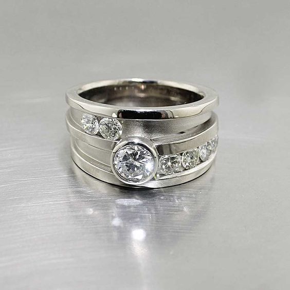 Vintage Glass Layered Ring-Maryam Jewelry