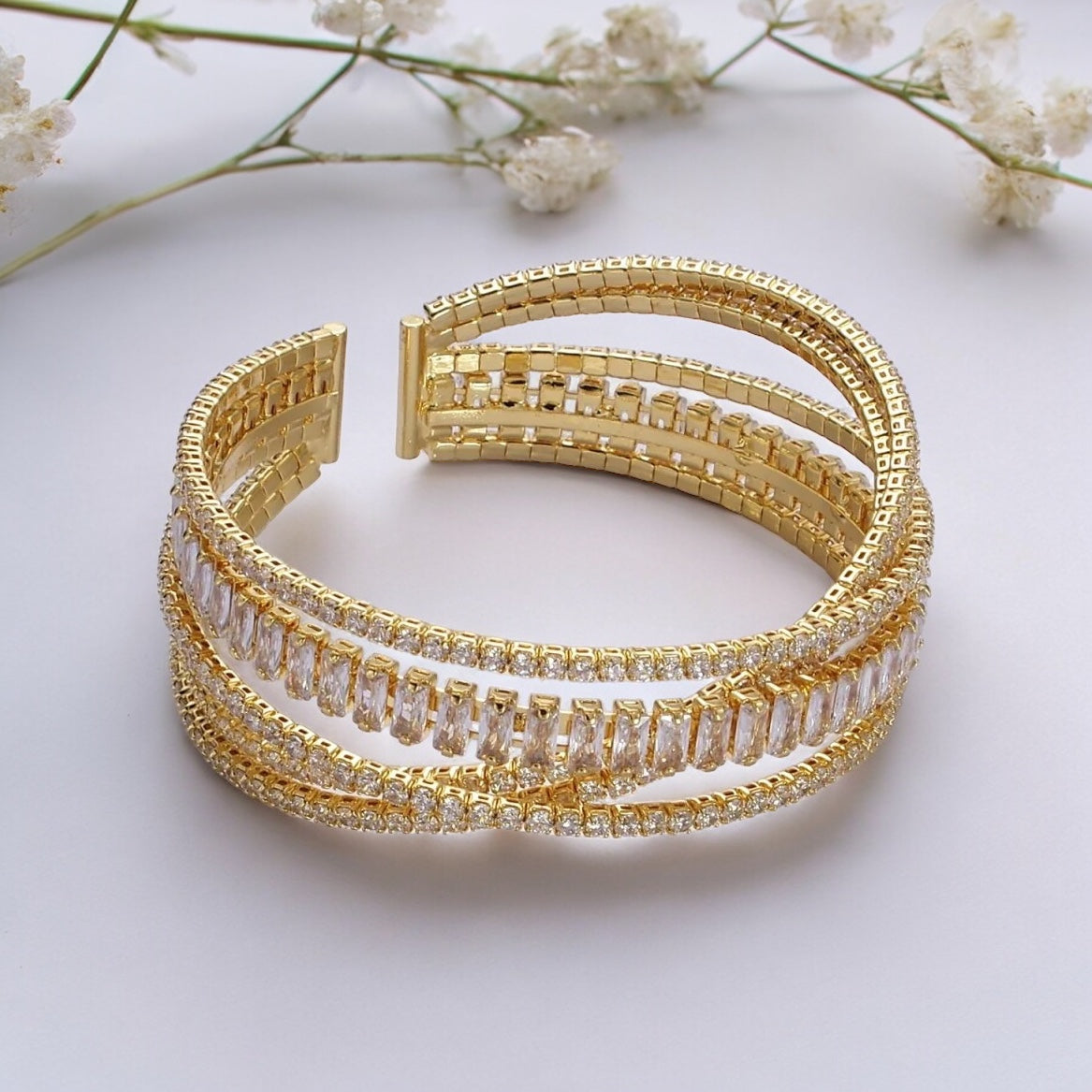Ginevera Bracelet Cuff-Maryam Jewelry