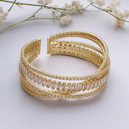 Ginevera Bracelet Cuff-Maryam Jewelry