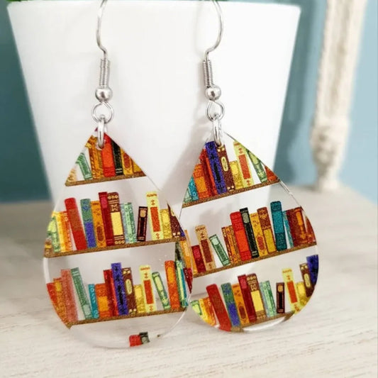 Vintage Colorful Water Drop Earrings-Maryam Jewelry