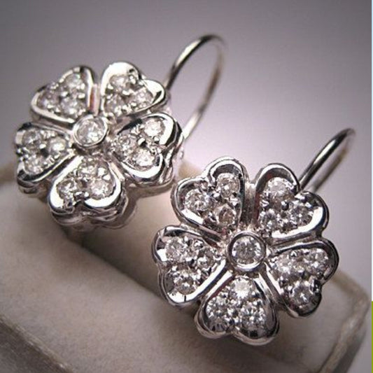 Vintage Bright Daisy Earrings-Maryam Jewelry