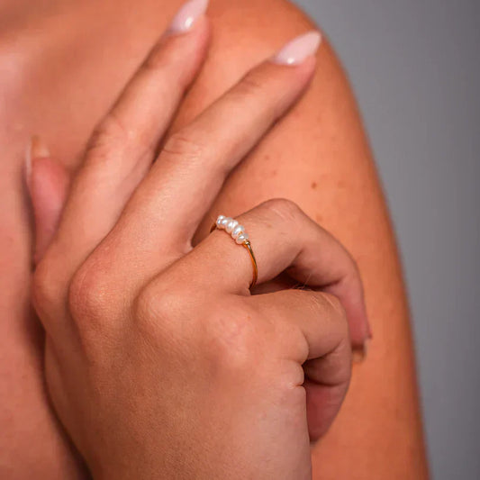 Mini Pearl Ring-Maryam Jewelry