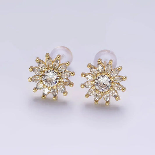 Ginana Celestial Sun Earrings-Maryam Jewelry