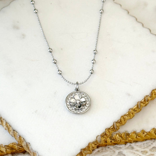 Felice Clover Pendant Necklace-Maryam Jewelry