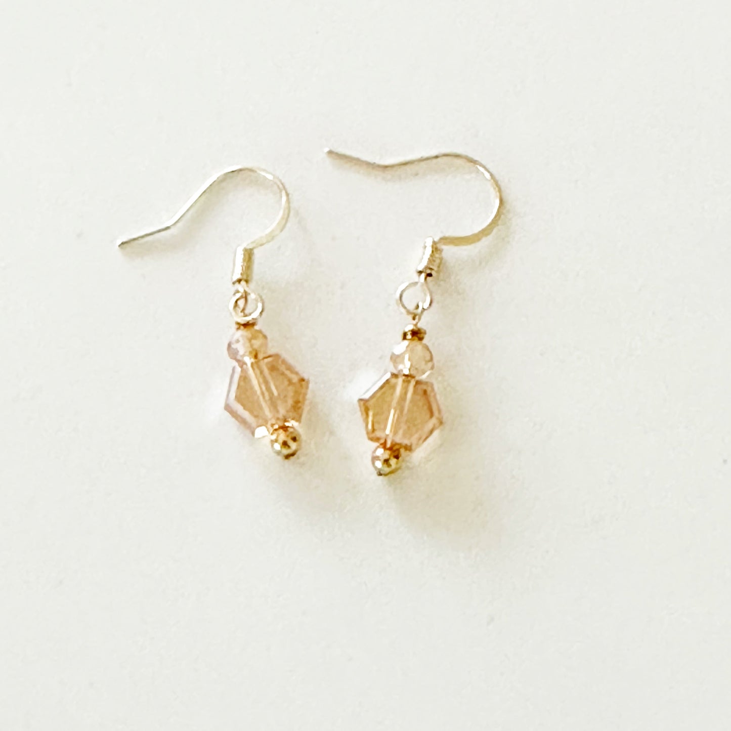 Pamina Honeycomb Glass Bead Earrings-Maryam Jewelry