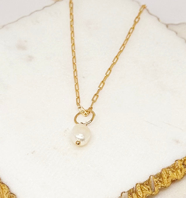 Oriana Pearl Necklace-Maryam Jewelry