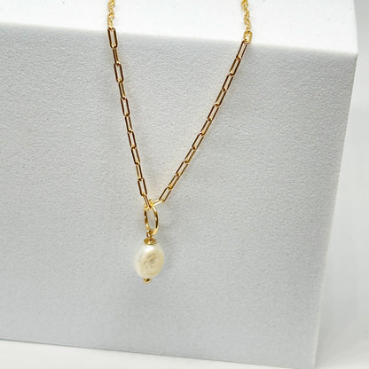Oriana Pearl Necklace-Maryam Jewelry