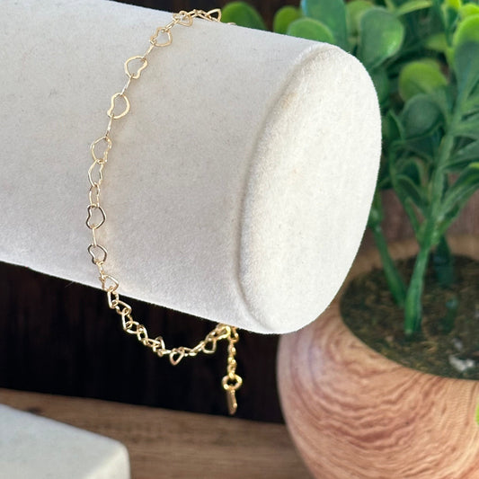 Mea Heart Links Bracelet-Maryam Jewelry