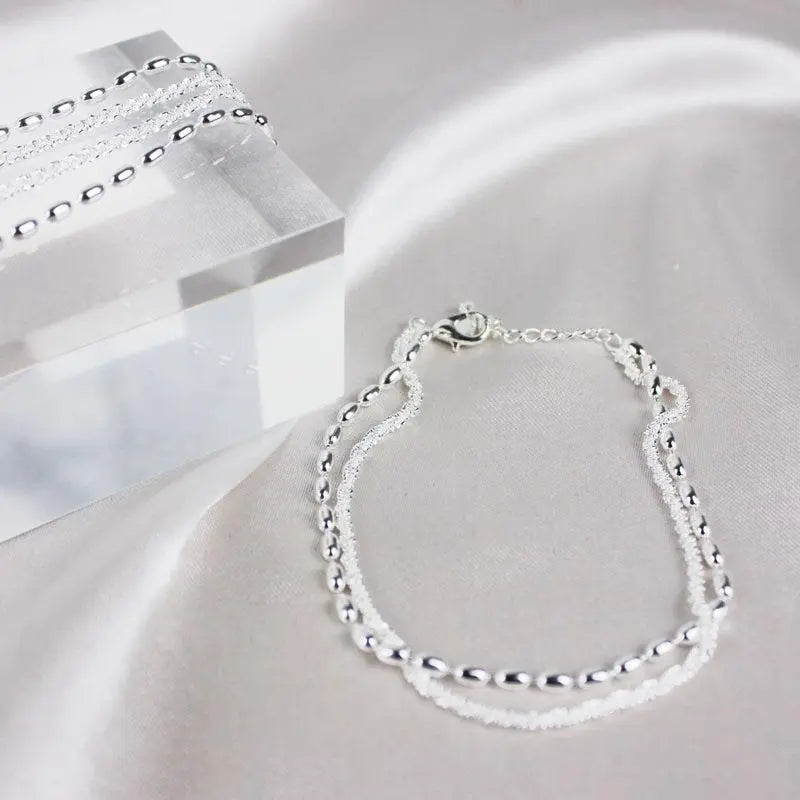 Silver Zirconia Bracelet-Maryam Jewelry