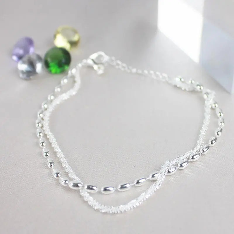 Silver Zirconia Bracelet-Maryam Jewelry