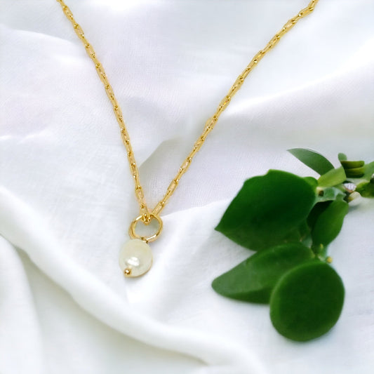 Oriana Pearl Necklace-Maryam Jewelry
