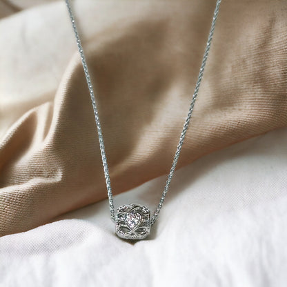 Karissa Infinity Heart Necklace-Maryam Jewelry