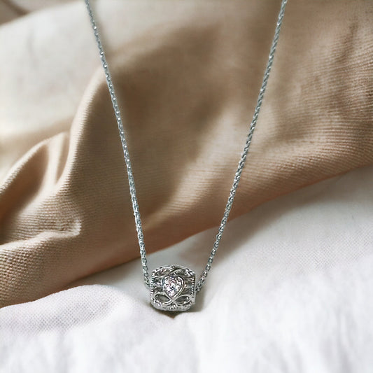 Karissa Infinity Heart Necklace-Maryam Jewelry