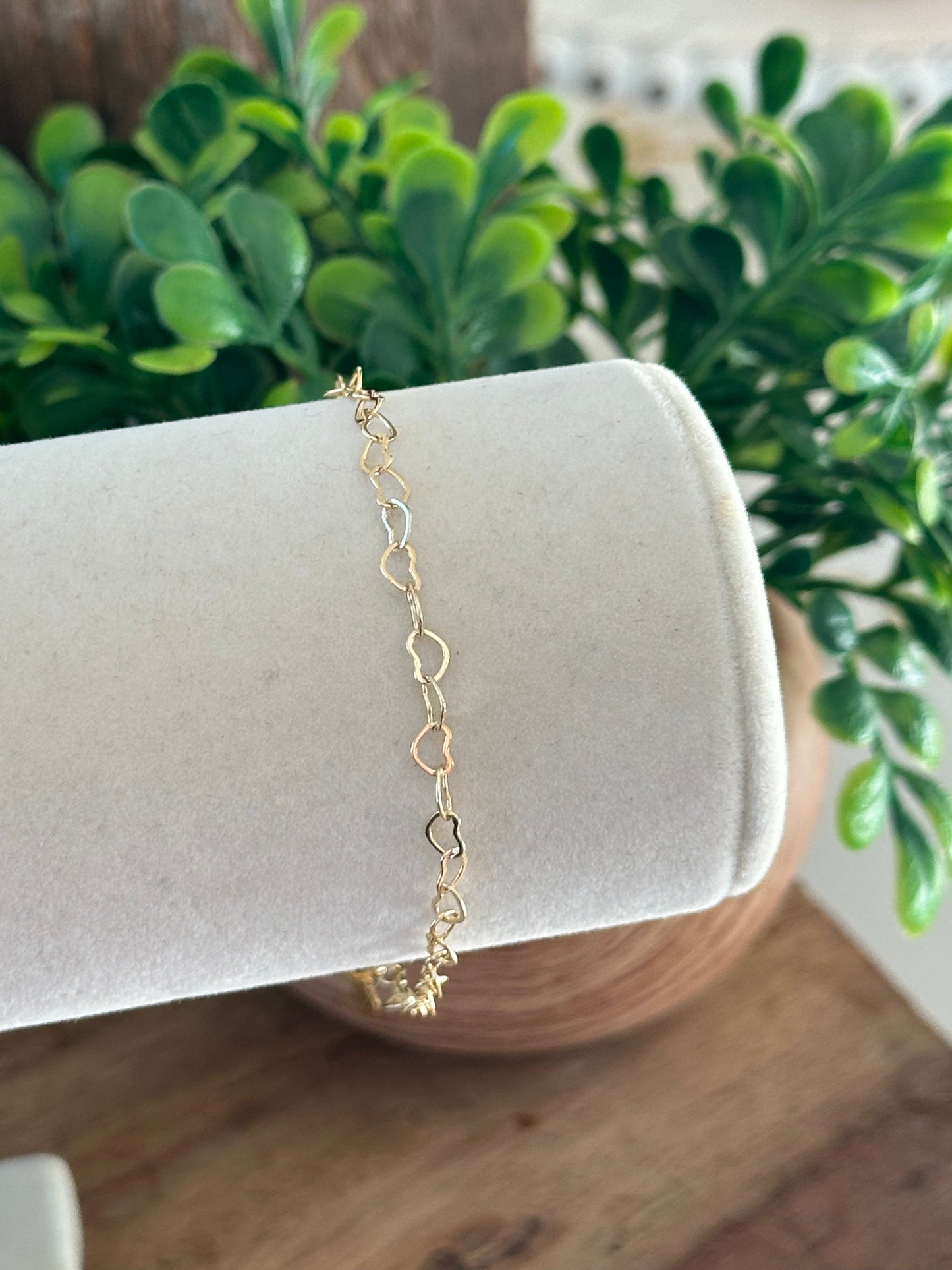 Mea Heart Links Bracelet-Maryam Jewelry