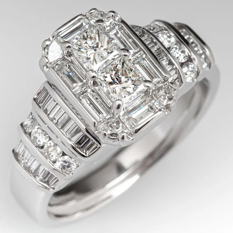 Vintage Bright Silver Ring-Maryam Jewelry