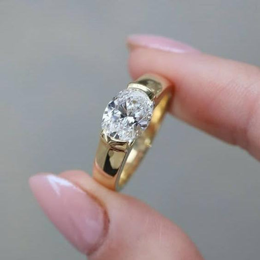 Vintage Gold & Zirconia Ring-Maryam Jewelry