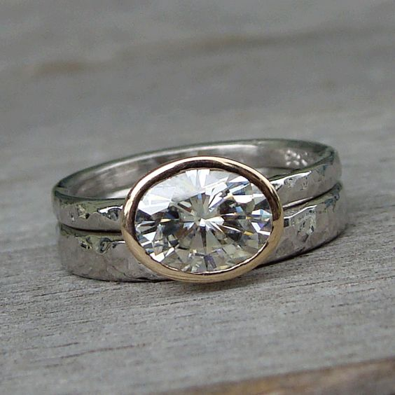 Vintage Dual Silver Zirconia Ring-Maryam Jewelry