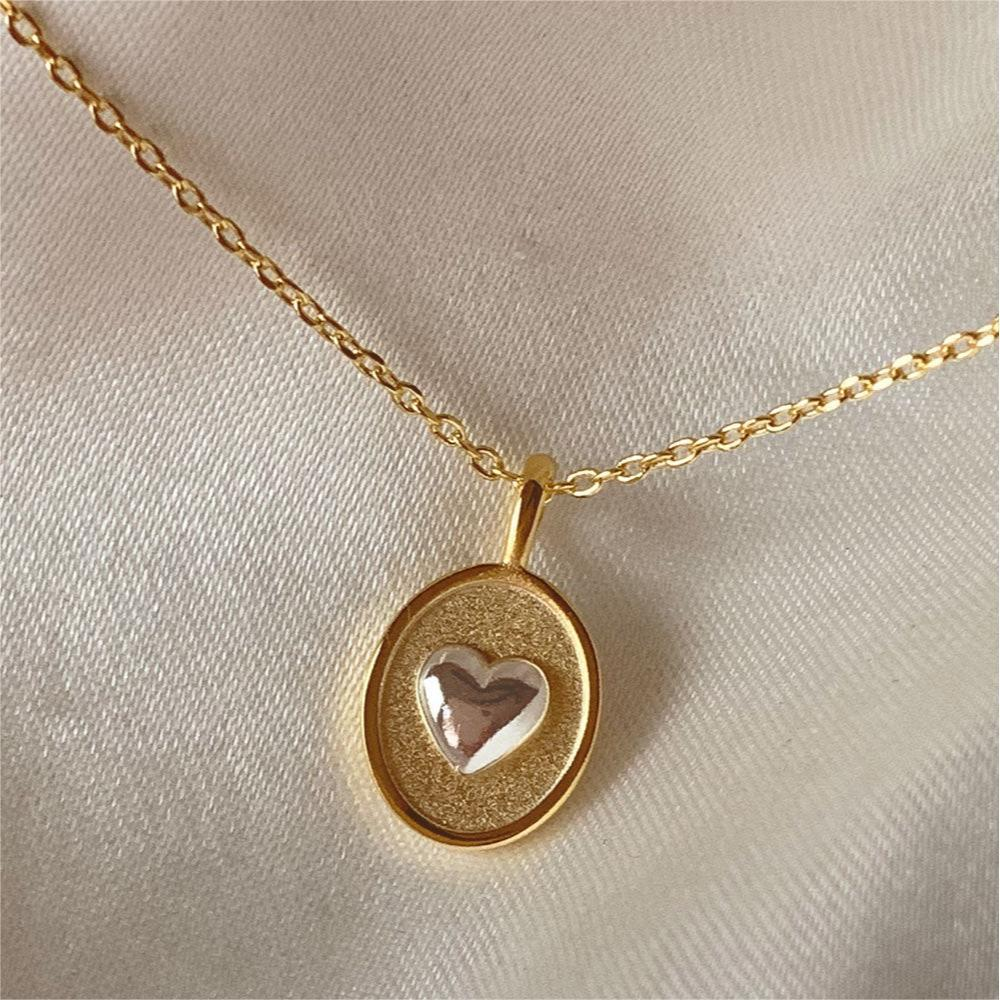 Vintage Heart Necklace-Maryam Jewelry