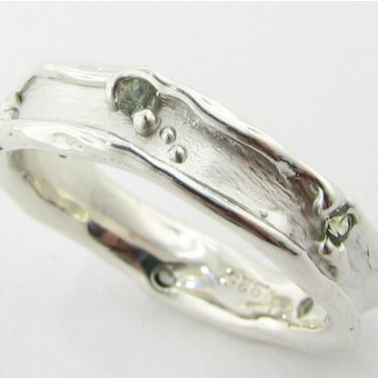 Vintage Silver Forest Ring-Maryam Jewelry