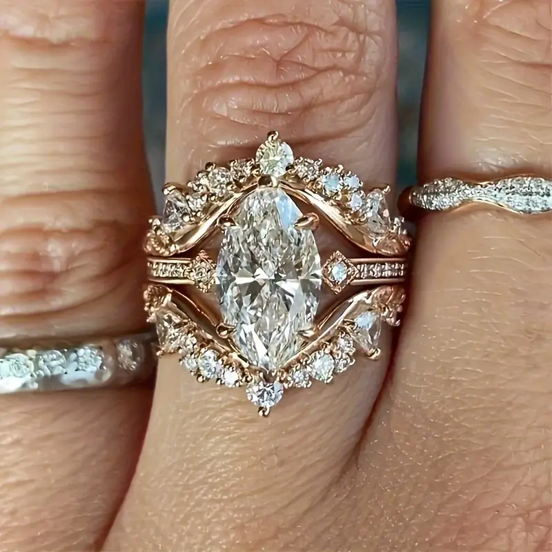 Vintage Elegant Bright Ring-Maryam Jewelry