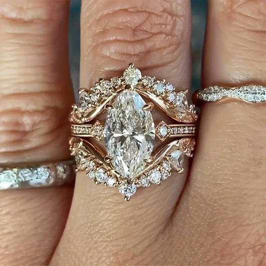 Vintage Elegant Bright Ring-Maryam Jewelry