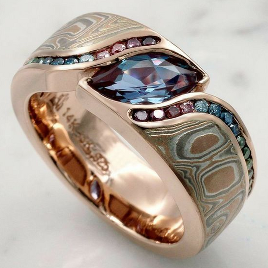 Vintage Prifddinas Eye Glass Ring-Maryam Jewelry