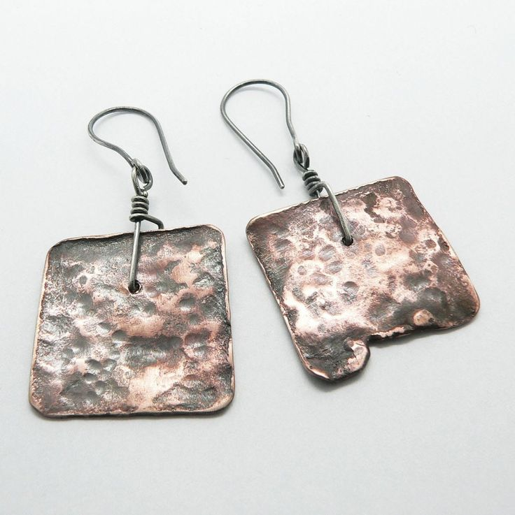 Vintage Square Faded Earrings-Maryam Jewelry