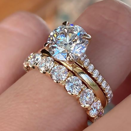 Vintage Bright Elegant Ring Set-Maryam Jewelry
