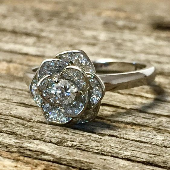 Vintage Bright Flower Ring-Maryam Jewelry