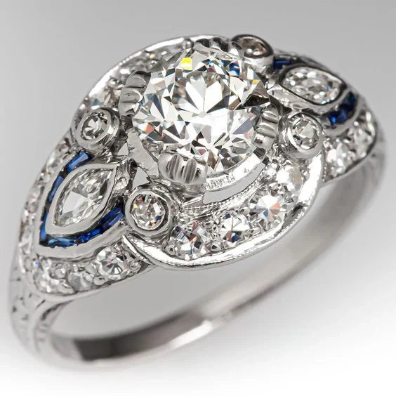 Vintage Silver Bright Ring-Maryam Jewelry