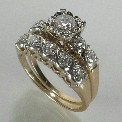 Vintage Elegant Bright Golden Ring-Maryam Jewelry