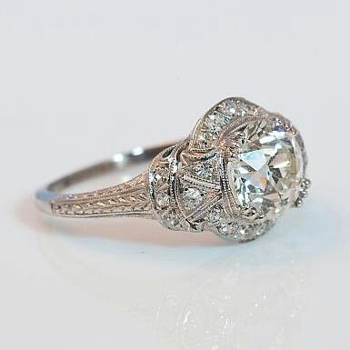 Vintage Crystalline Silver Ring-Maryam Jewelry