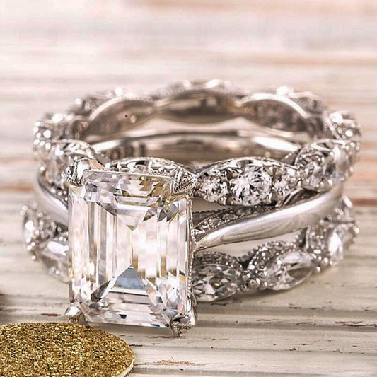 Vintage Silver Bright Layer Ring-Maryam Jewelry