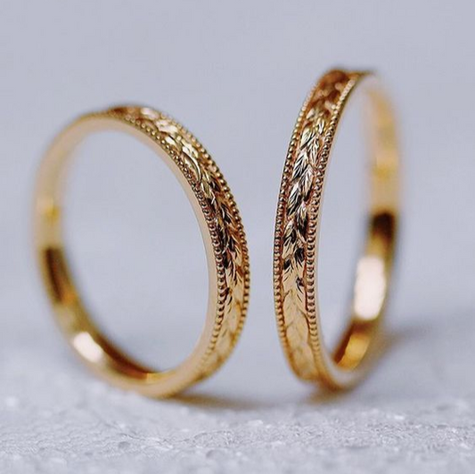 Vintage Couple Ring Set-Maryam Jewelry