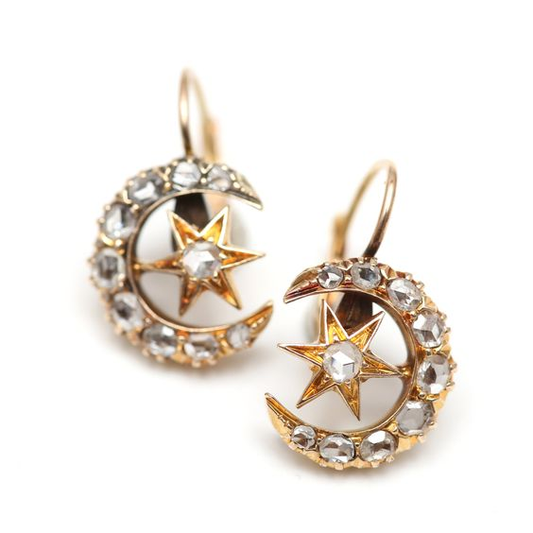 Vintage Starlight Earrings-Maryam Jewelry