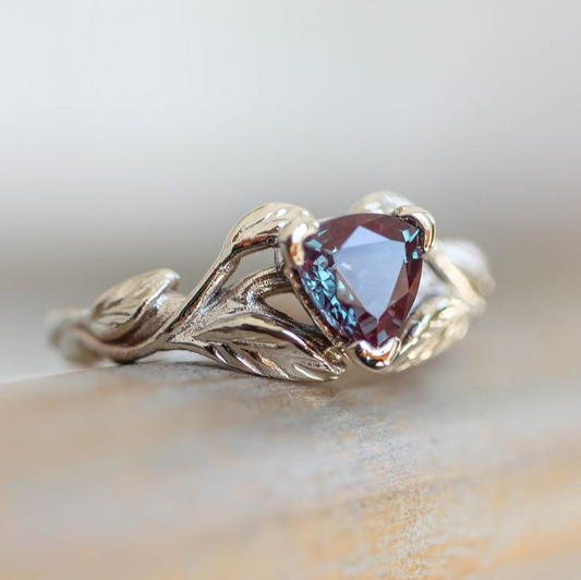 Vintage Colorful Crystal Ring-Maryam Jewelry