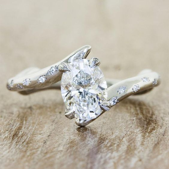 Vintage Silver Crystal Ring-Maryam Jewelry