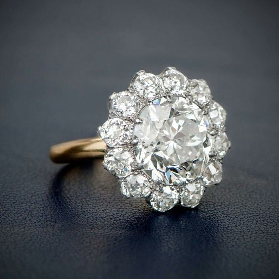 Vintage Crystaline Flower Ring-Maryam Jewelry