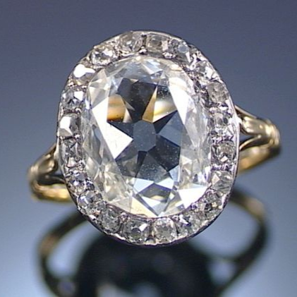 Vintage Rounded Crystal Ring-Maryam Jewelry