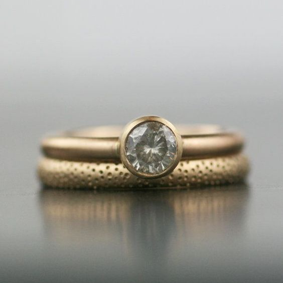 Vintage Golden & Glass Ring-Maryam Jewelry