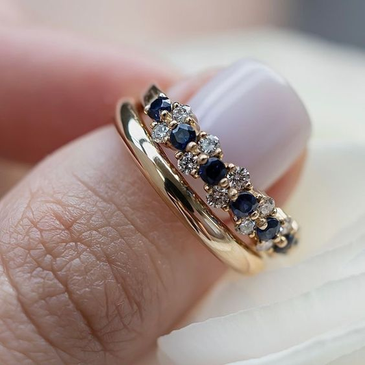 Vintage Zirconia Elegant Ring-Maryam Jewelry